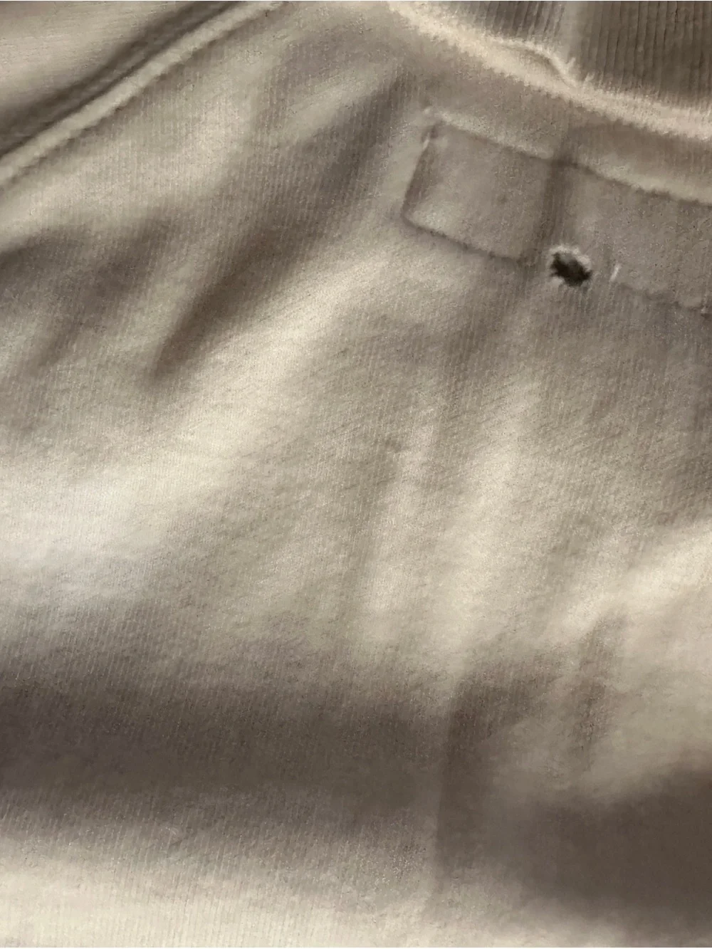 Zara Cream Drawstring Sweatshorts
